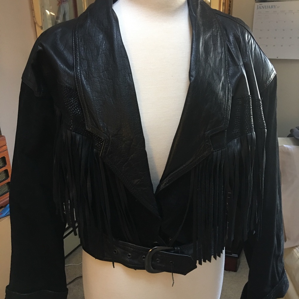 Vintage 💯 percent leather jacket